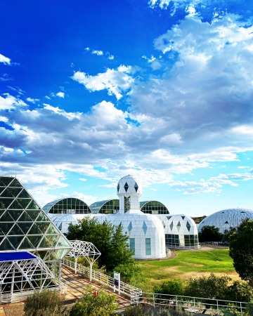 Exterior photo of Biosphere 2